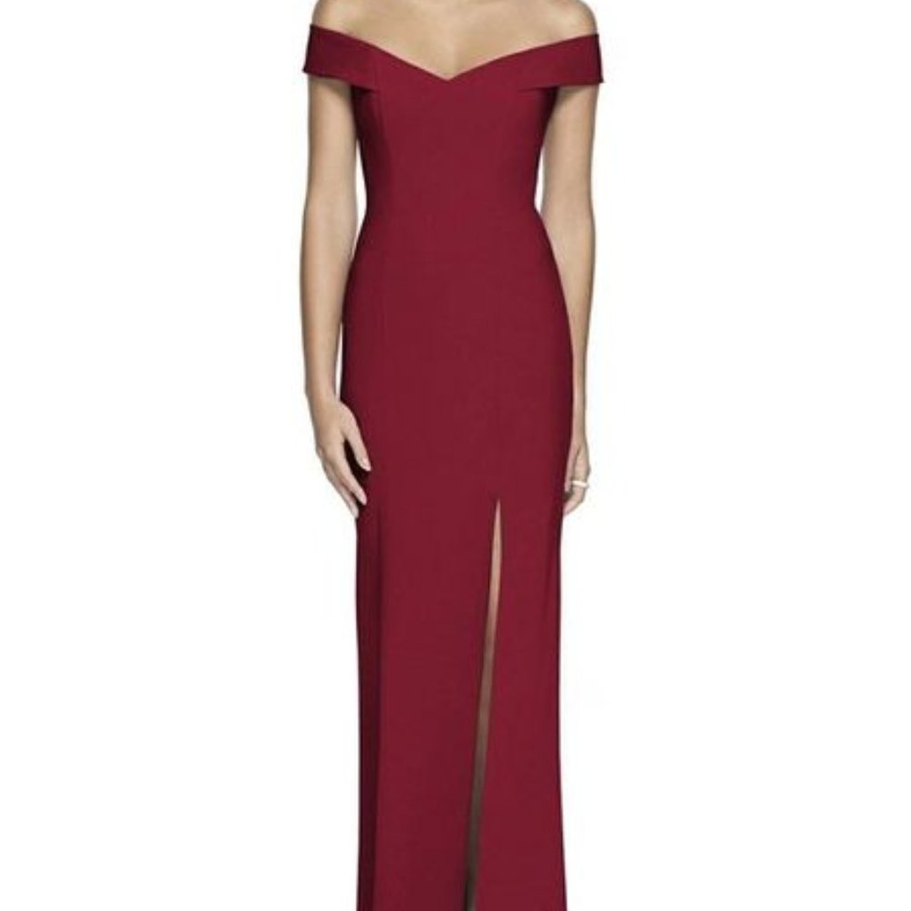 Dessy 3012 in Burgundy